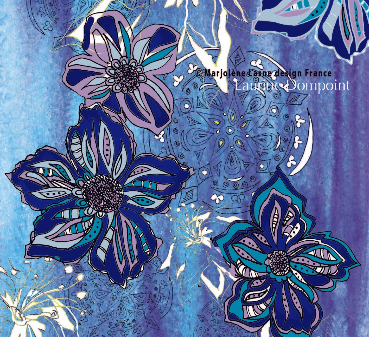 Design textile et imprimés de Marjolène