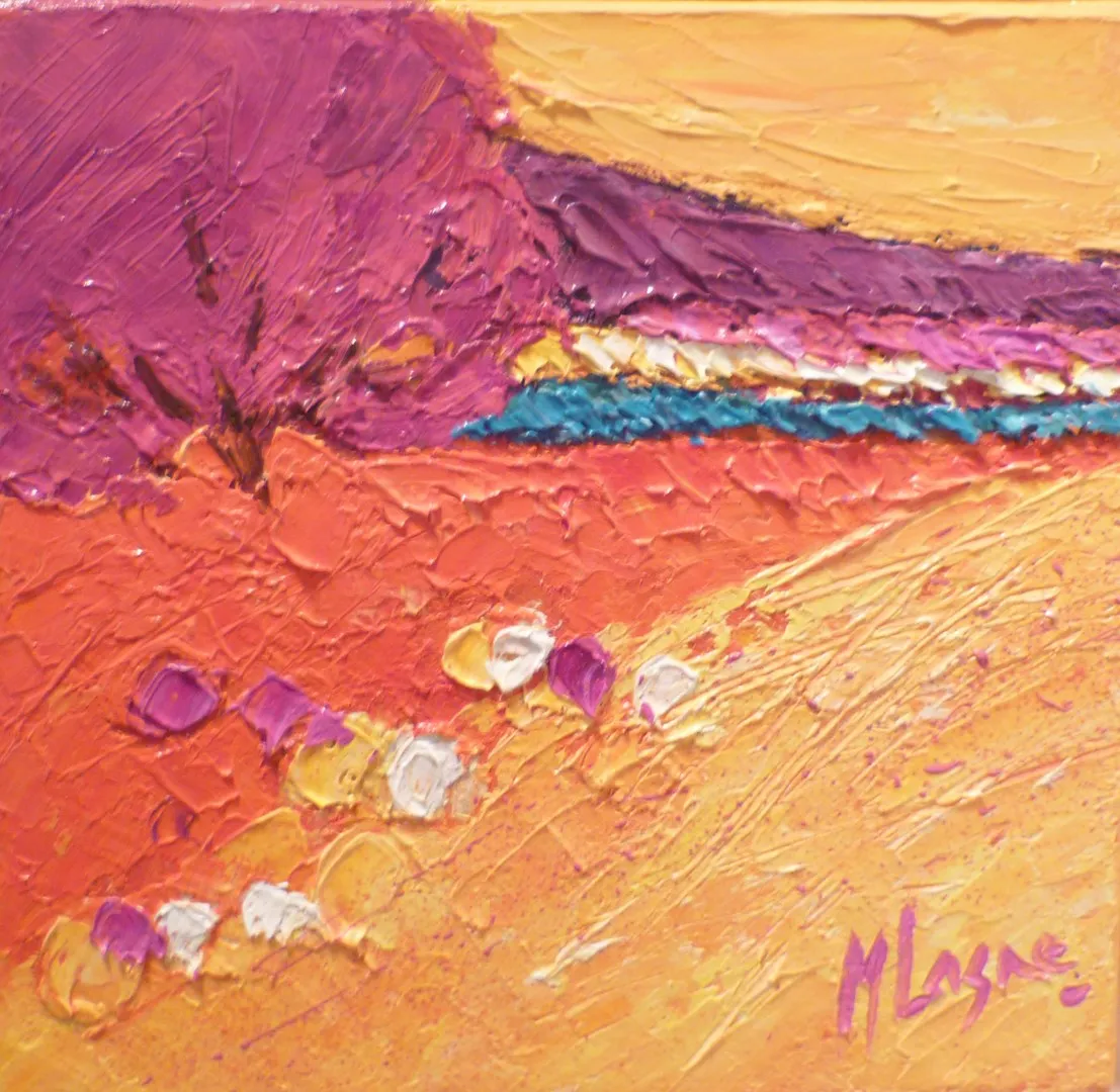 Paysage Pourpre et Vermillon