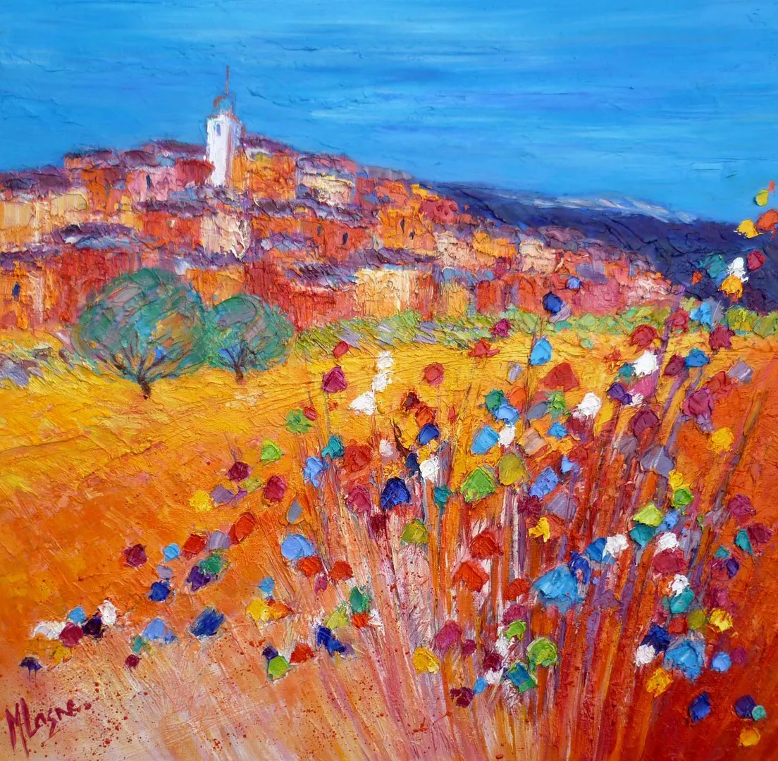 Roussillon aux fleurs sauvages