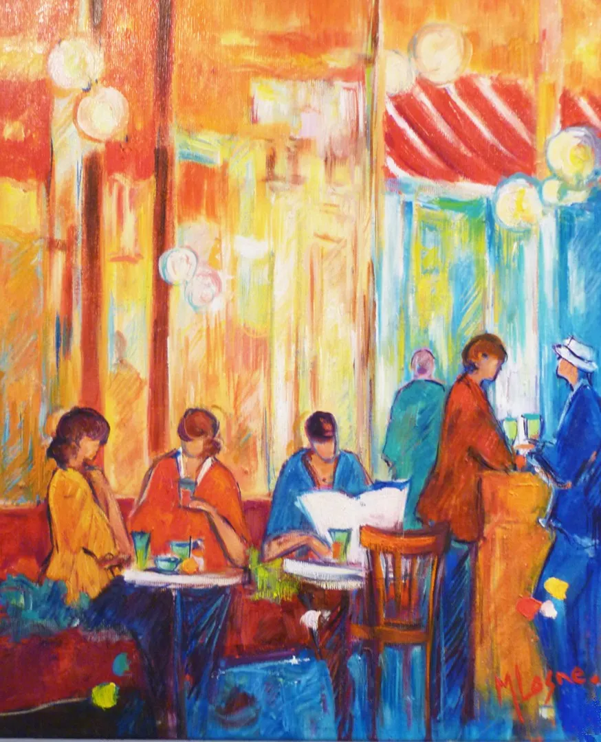 Conversation à Saint-Germain-des-Prés